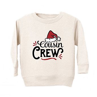 Cousin Crew Santa Hat Toddler Graphic Sweatshirt