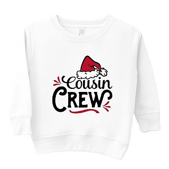 Cousin Crew Santa Hat Toddler Graphic Sweatshirt