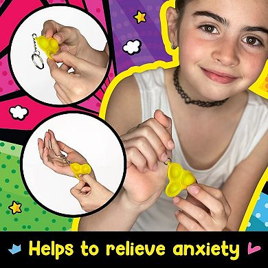 Fidget Pop Stationery Set, Pop Fidget Toy Set With Fidget Notebook