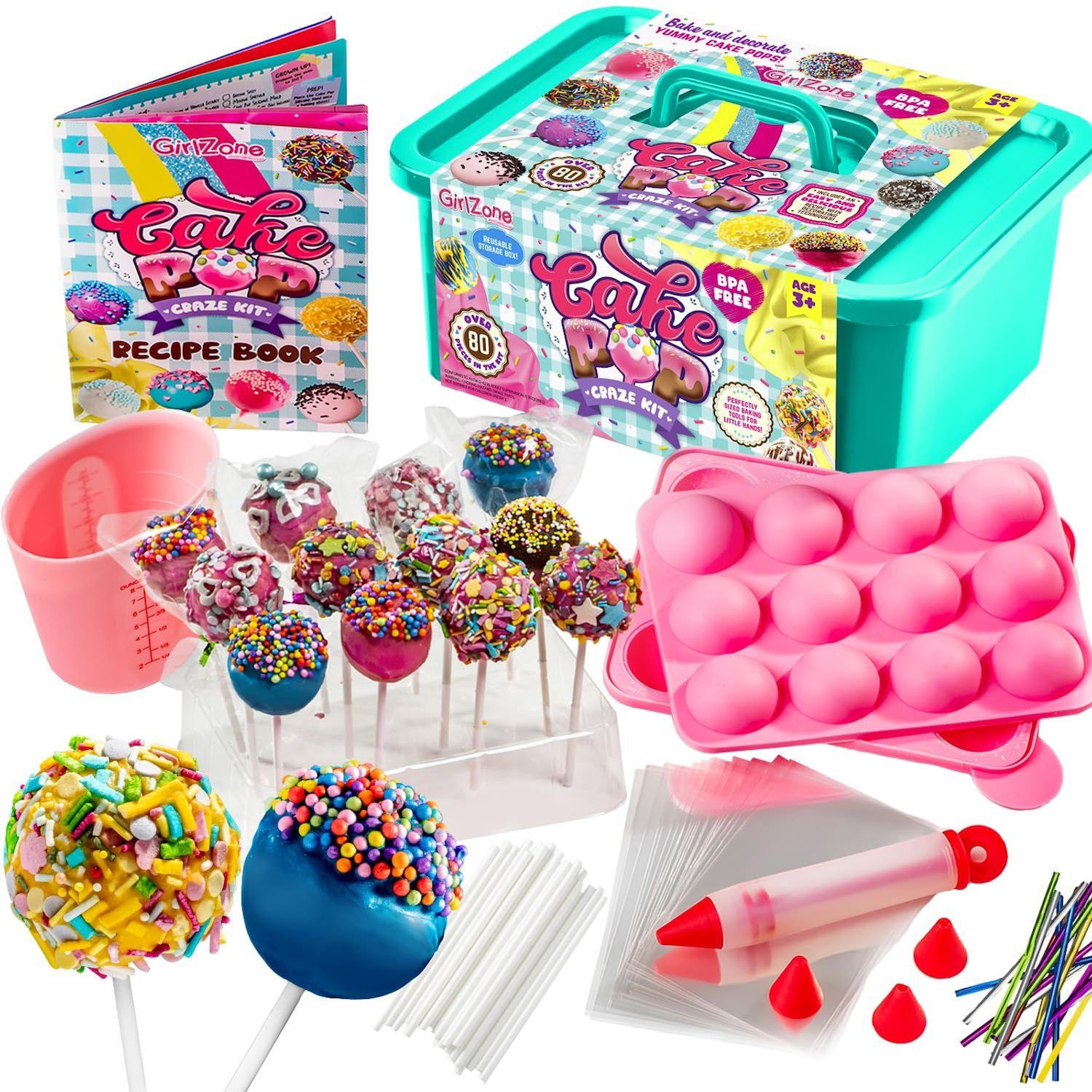 Cake Pop Maker Kit Komplett – Mit Oster-Formen, Schmelztopf, Ständer & Deko-Zubehör