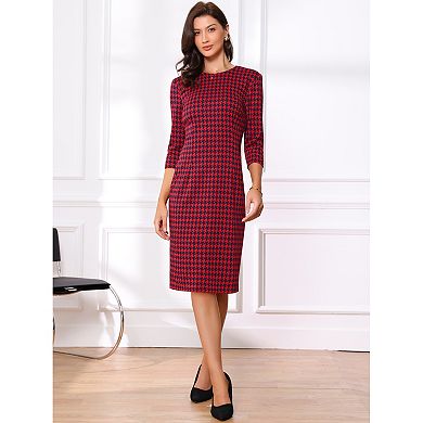 Women's Elegant Cinched Waist Bodycon Dress