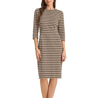 Women's Elegant Cinched Waist Bodycon Dress