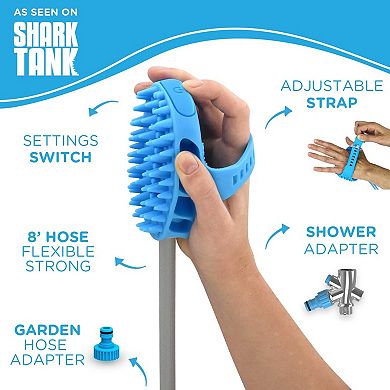 Dog Bath Brush Pro, Sprayer And Scrubber Tool In One, Bathing/grooming Supplies