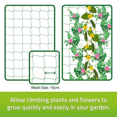 Trellis Netting For Climbing Garden Plants, Easy To Install Plant Net