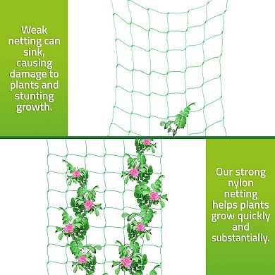 Trellis Netting For Climbing Garden Plants, Easy To Install Plant Net