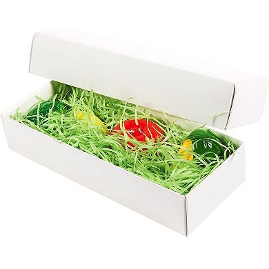 Easter Gift Baskets Faux Grass Green Filler Paper Shred For Holiday Decoration