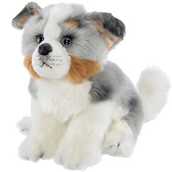 Hogan The Australian Shepherd Stuffed Animal, 13 Inch Stuffed Puppy