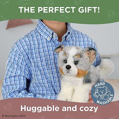 Hogan The Australian Shepherd Stuffed Animal, 13 Inch Stuffed Puppy