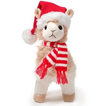 Holly The Holiday Llama Plush, 10 Inch Stuffed Llama, Christmas Stuffed Animal