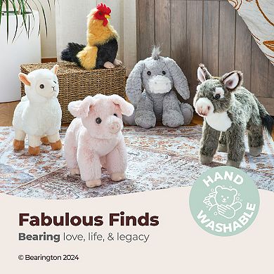 9.5" Rooster, Roy Yellow and Black Plush Stuffed Animal, For Ages 3-14