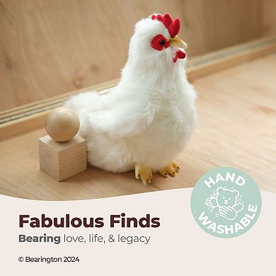 9 Inches Hen Plush, Henry Plush White Hen Stuffed Animal