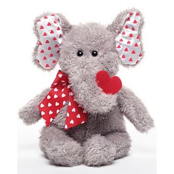 13" Valentine's Day Elephant, Hugh Loves You