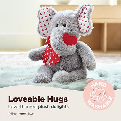 13" Valentine's Day Elephant, Hugh Loves You