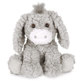 Bearington Donny Plush Donkey Stuffed Animal, 10.5 Inch, For Ages 1-14