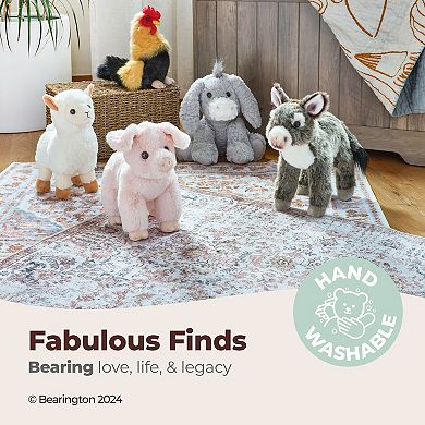 Bearington Donny Plush Donkey Stuffed Animal, 10.5 Inch, For Ages 1-14