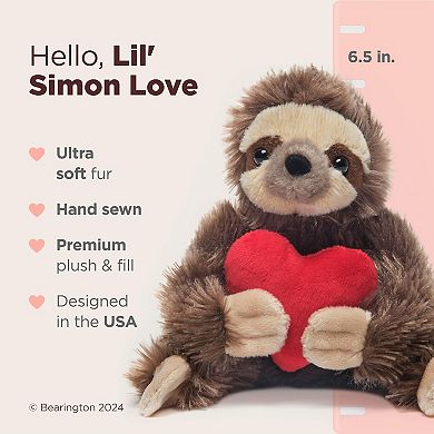 6.5" Sloth - Lil' Simon Love, For Ages 3-14