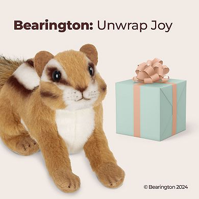 7" Chipmunk, Chippie Plush Tuffed Animal With Ultra-soft Faux-fur