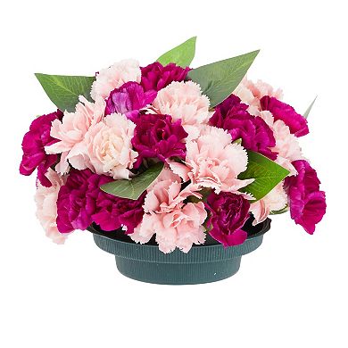 6 Pack Round Florist Foam With Bowls For Flower Arrangements, Green, 4.7 X 2 In