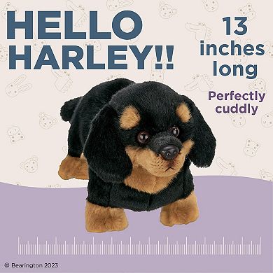 Harley The Dachshund Stuffed Animal, 13 Inch Weiner Dog Stuffed Animal