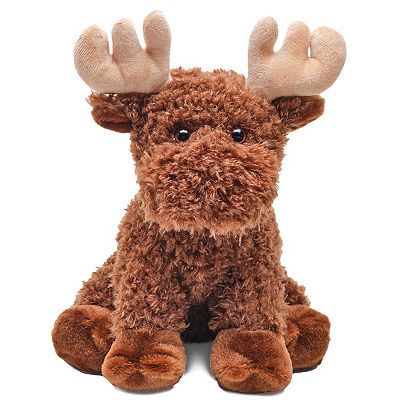 10.5 Inches Morton Stuffed Animal Moose With Premium Plush