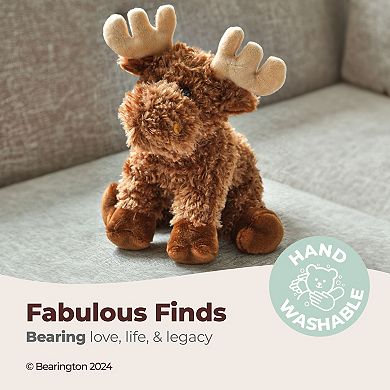 10.5 Inches Morton Stuffed Animal Moose With Premium Plush