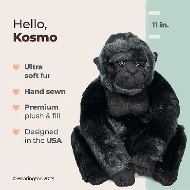 11" The Gorilla Plush, Kosmo Monkey Stuffed Animal