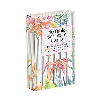 40 Pack Bible Verse Cards For Prayer, Sunday School, Inspirational Gifts, 3 X 2"