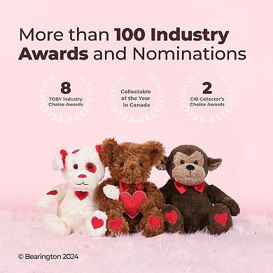 Dinomite The Heart Dinosaur Valentine's Stuffed Animal, For Ages 3-14