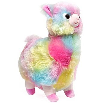 12" Rainbow Alpaca, Annabelle Plush Stuffed Animal