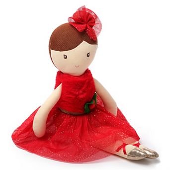 Evie Christmas Ballerina, 16.5 Inch Ballerina Doll, Christmas Doll Gift for Kids