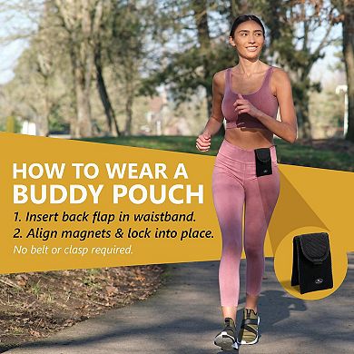 Mini Magnetic Running Pouch - Plus Size Running Waist Pack - 6-1/2 In X 4 In