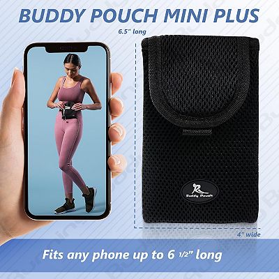 Mini Magnetic Running Pouch Plus Size Running Waist Pack 6 1 2 In X 4 In