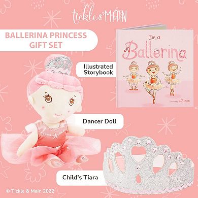 Ballerina Princess Gift Set, Ballerina Doll, Dance Recital Gifts For Girls