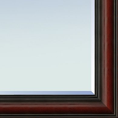 La Pastiche Grecian Wine Finish Framed Wall Mirror