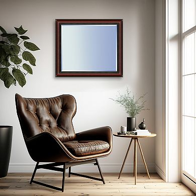 La Pastiche Grecian Wine Finish Framed Wall Mirror