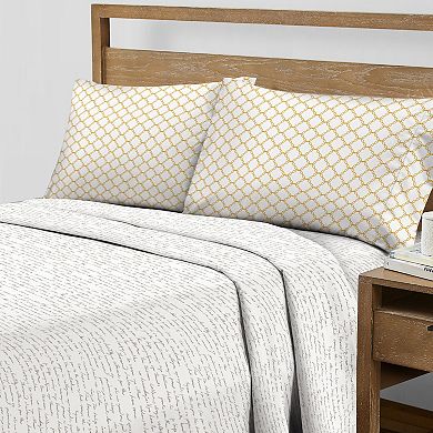 Turnstyle Parisian Serene 8-pc. Reversible Comforter Set with Bed Sheets