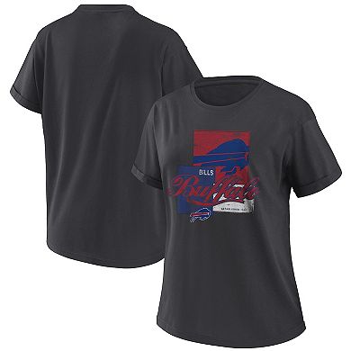 Women's Buffalo Bills Color Box Boyfriend T-Shirt