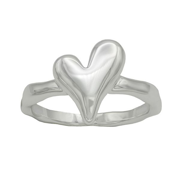 ALINE™ – Radiant Heart Silver Ring