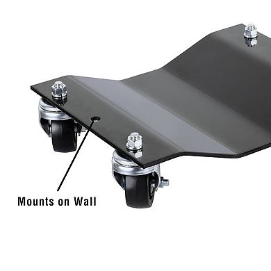 Pentagon Tools Car Dolly Set Of 4, Black