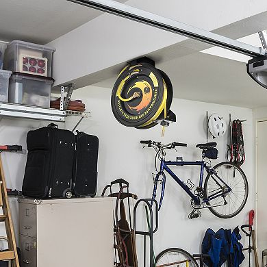 Heavy Duty Retractable 100-foot Air Compressor Hose And Reel By Pentagon Tools