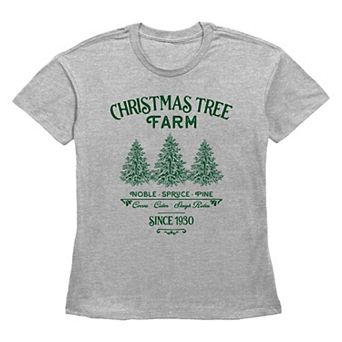 Women's Christmas Tree Farm Since 1930 Graphic Tee