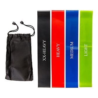 Home-complete Workout Resistance Band Loop 4-pack