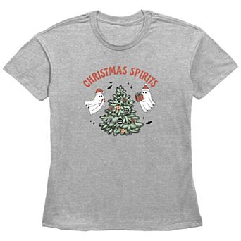 Women's Christmas Spirits Graphic Tee
