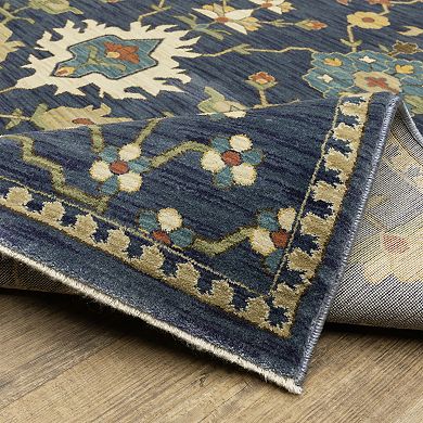 StyleHaven Fairfax Bohemian Oriental Fringed Edge Area Rug