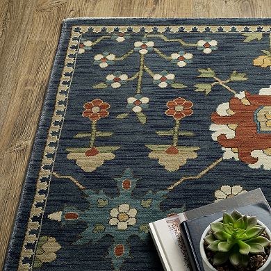 StyleHaven Fairfax Bohemian Oriental Fringed Edge Area Rug