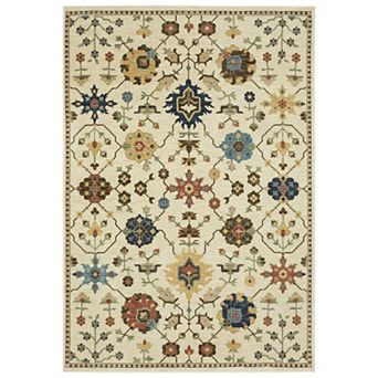StyleHaven Fairfax Bohemian Oriental Fringed Edge Area Rug