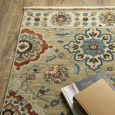 StyleHaven Fairfax Bohemian Panel Fringed Edge Area Rug