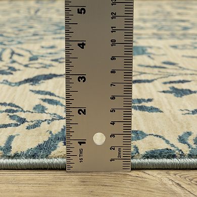 StyleHaven Fairfax Bohemian Border Fringed Edge Area Rug