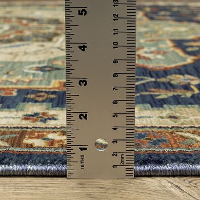 StyleHaven Fairfax Bohemian Center Medallion Fringed Edge Area Rug