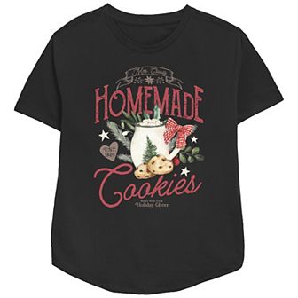 Women's Mrs. Claus' Homemade Christmas Cookies Relaxed Fit Graphic Tee